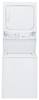 GE - Unitized Spacemaker 3.4 Cu. Ft. 9-Cycle Washer and 5.9 Cu. Ft. 4-Cycle Dryer Electric Combo - White on White-Front_Standard