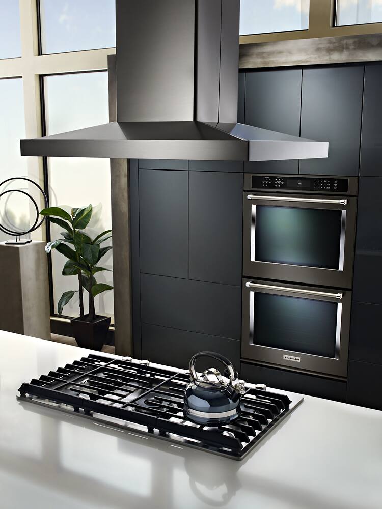 Alt View 17. KitchenAid - 36" Built-In Gas Cooktop - Stainless steel.