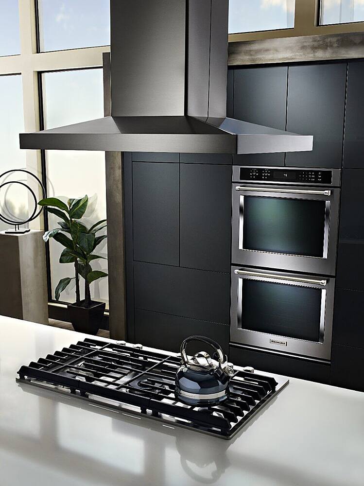 Alt View 28. KitchenAid - 36" Built-In Gas Cooktop - Stainless steel.