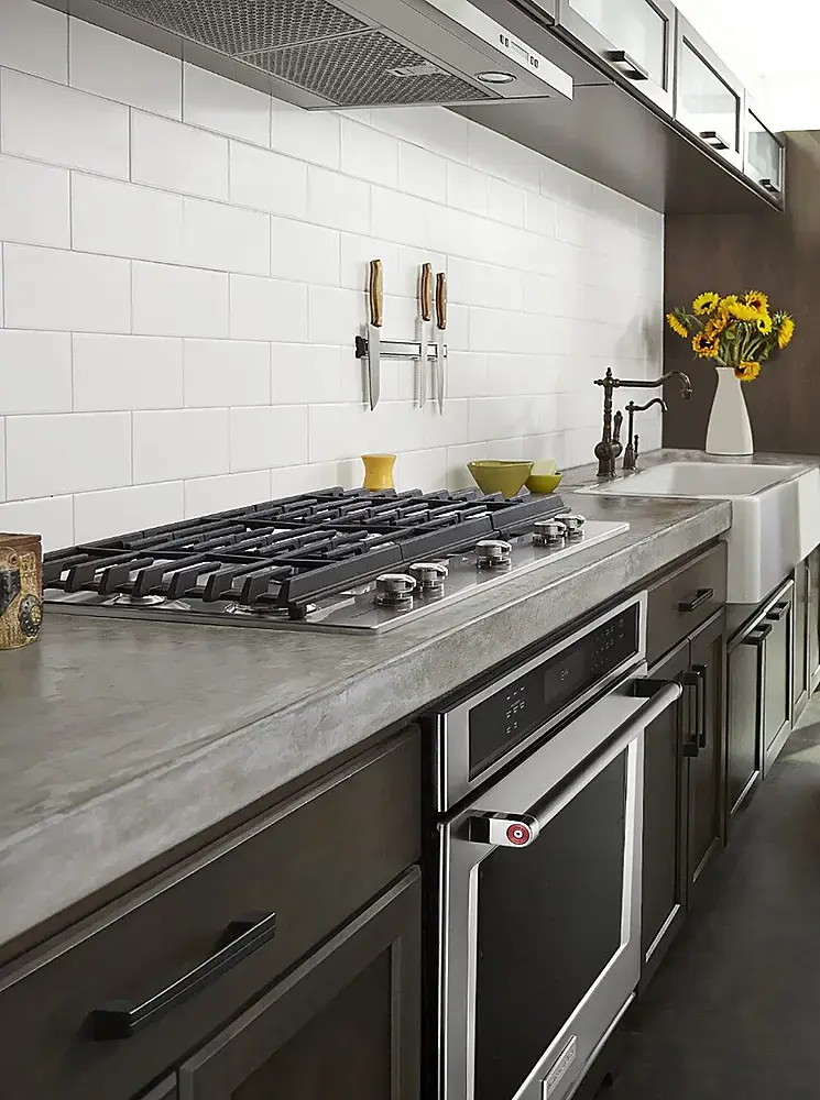 Alt View 16. KitchenAid - 30" Built-In Gas Cooktop - Stainless steel.