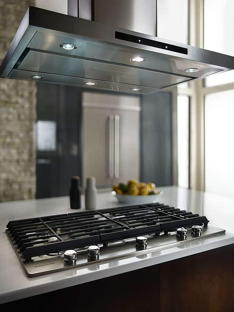 Alt View 17. KitchenAid - 30" Built-In Gas Cooktop - Stainless steel.