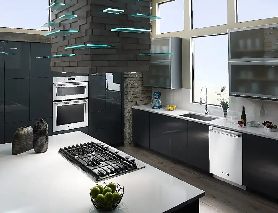Alt View 19. KitchenAid - 30" Built-In Gas Cooktop - Stainless steel.