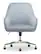 Alt View 17. Serta - Chloe Soft Velvet Modern Home Office Chair - Ash Blue - Silver Chrome Base.