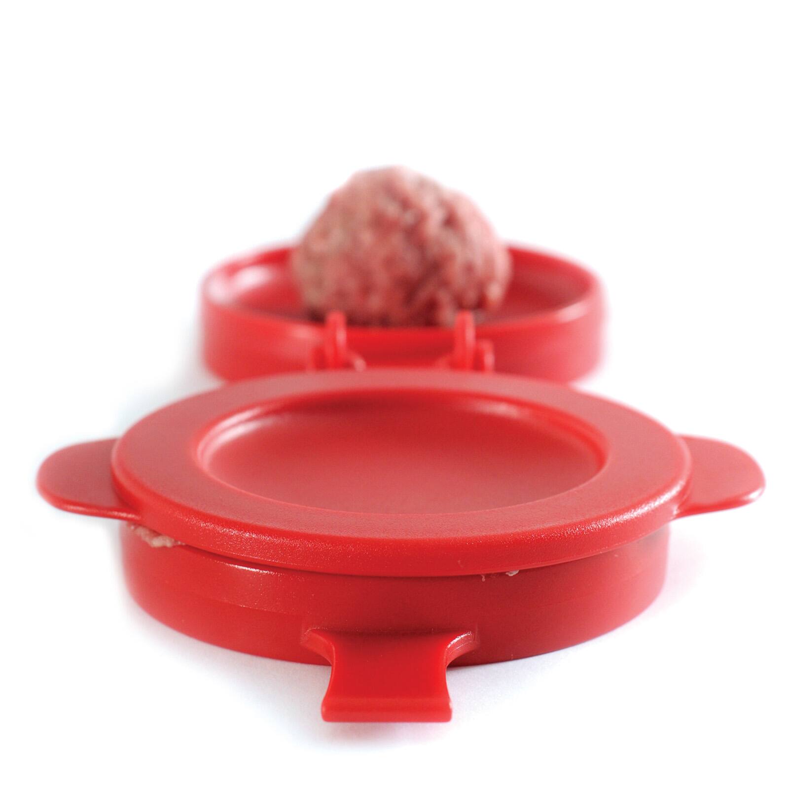 Alt View 6. Norpro - Nonstick Stuffed Burger Maker, Red - Red.