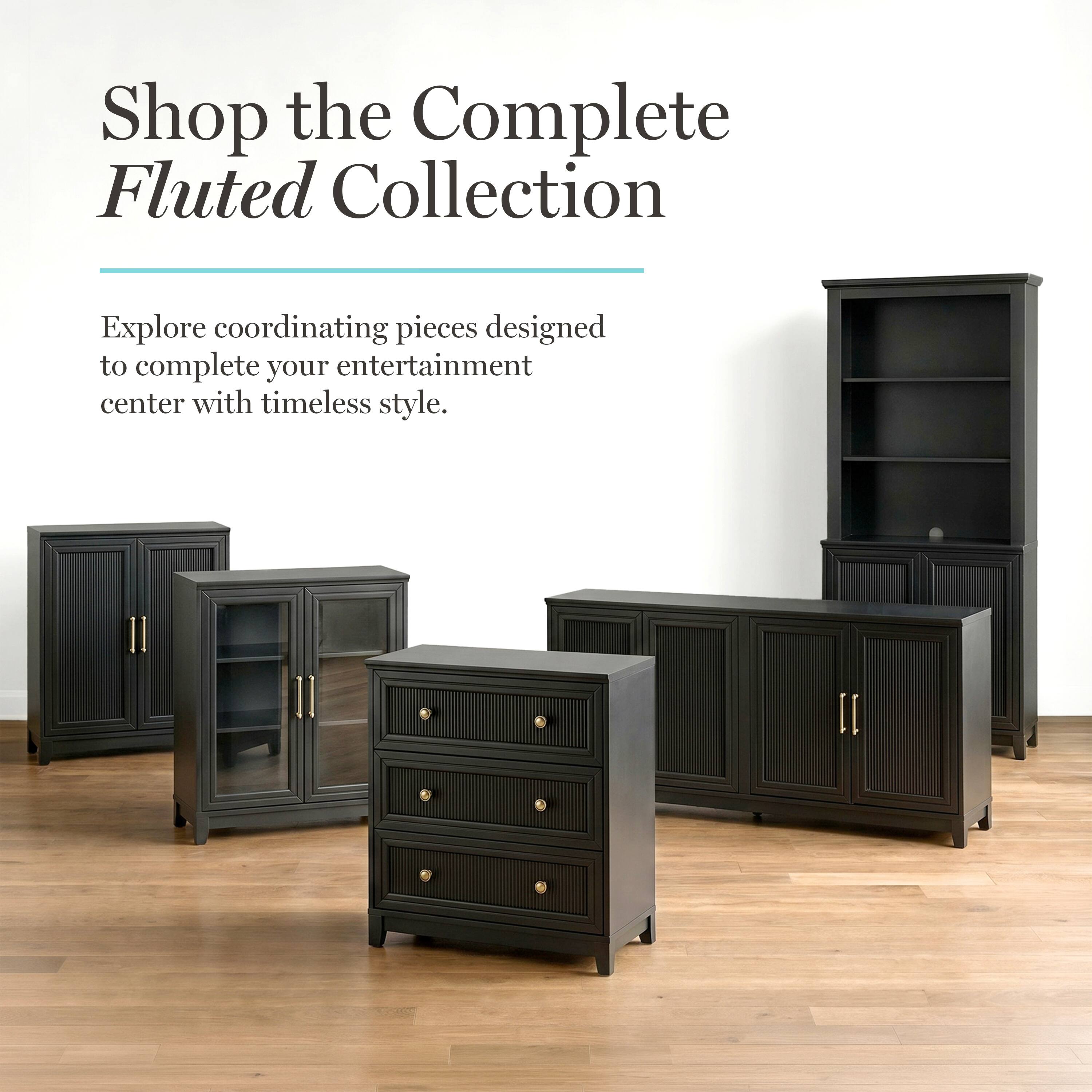 Shop the Complete Fluted Collection  
Explore coordinating pieces designed to complete your entertainment center with timeless style.