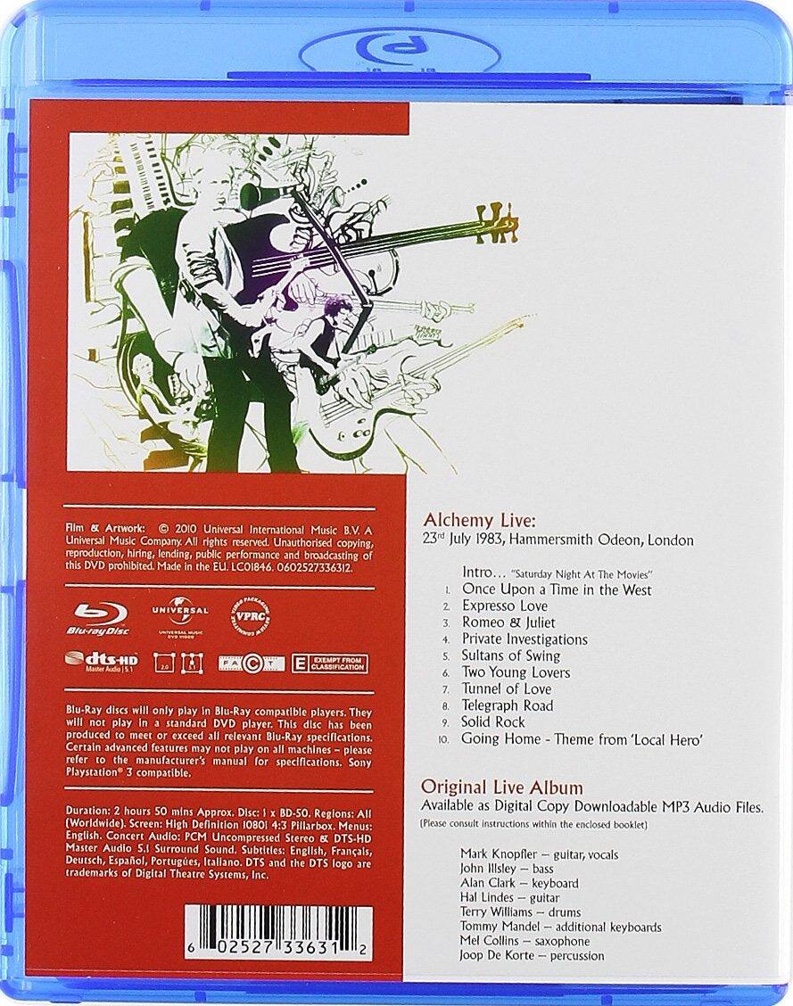 Alt View 1. Dire Straits - Alchemy: Live   - BLU-RAY.