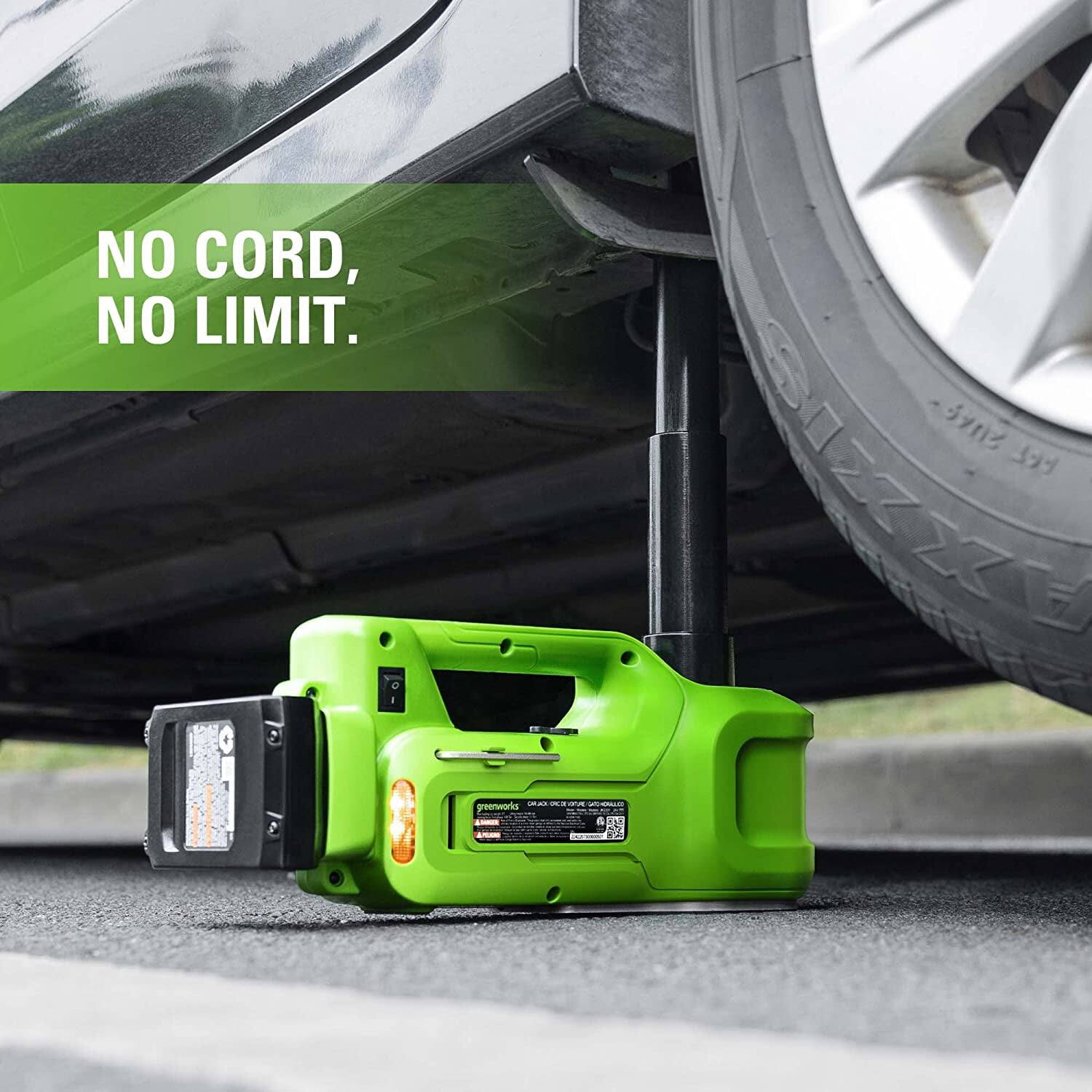 NO CORD, NO LIMIT.

greenworks