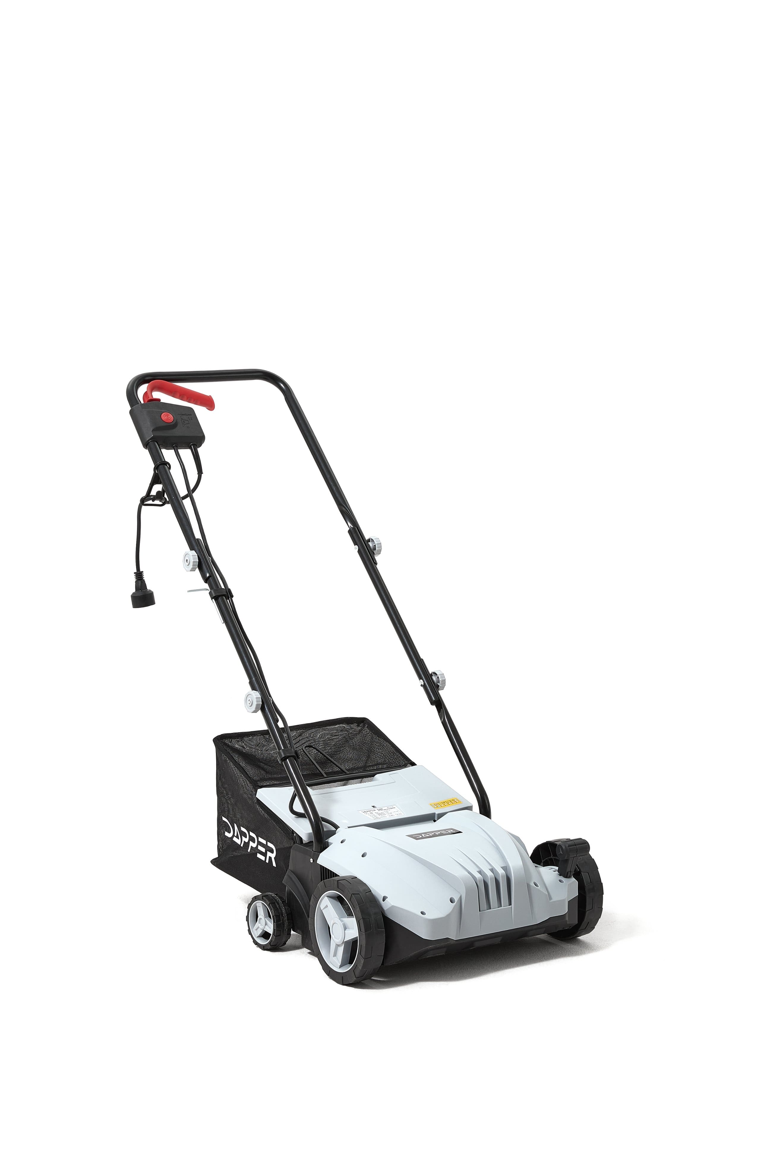 Dapper Supply - 13 in. 2-in-1 Electric Dethatcher & Scarifier, 12 Amp, 8 Gal Bag, 4-Position Depth, Quick Fold - Gray price history on PriceWatchPro