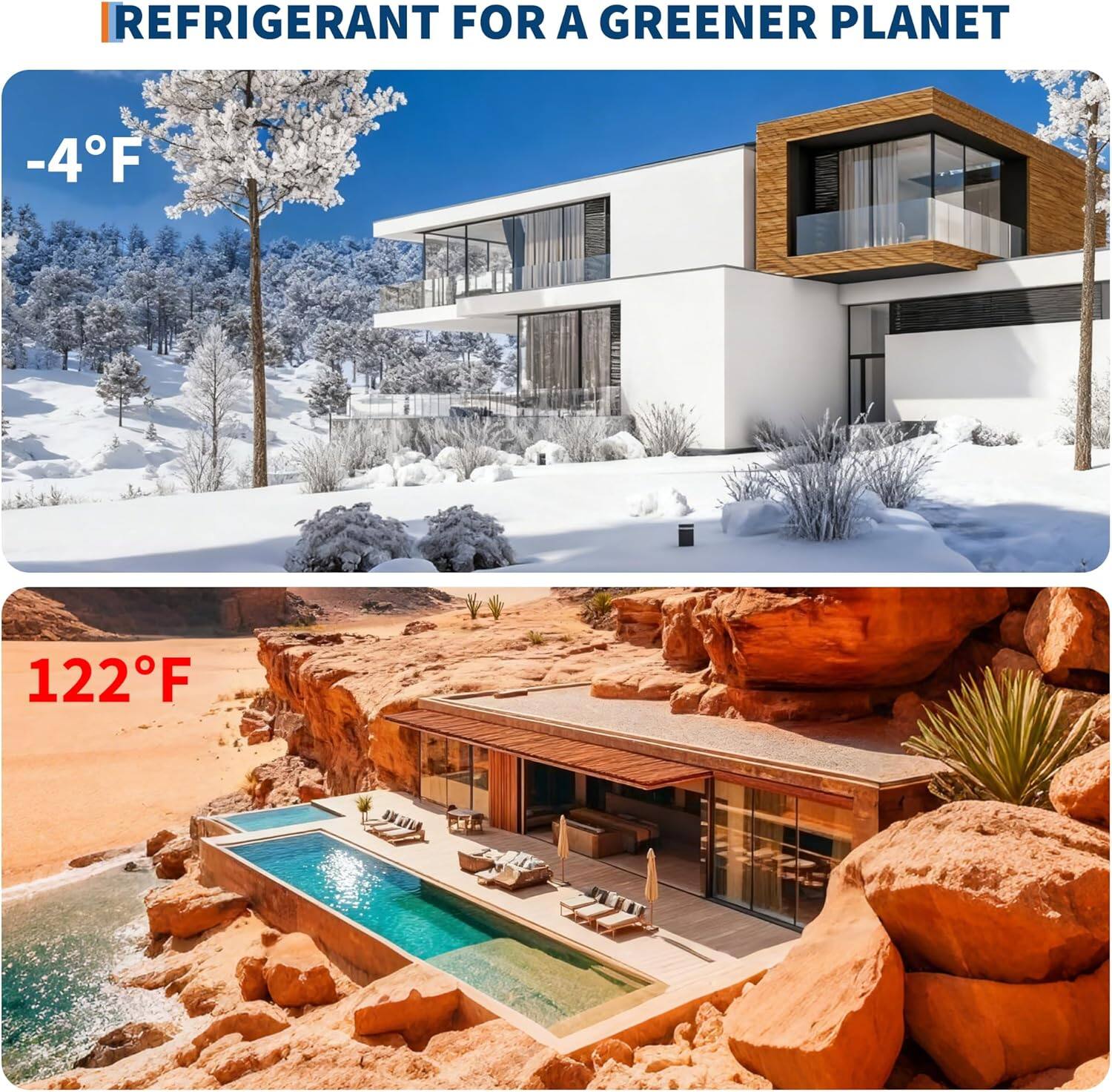 REFRIGERANT FOR A GREENER PLANET

-4°F

122°F
