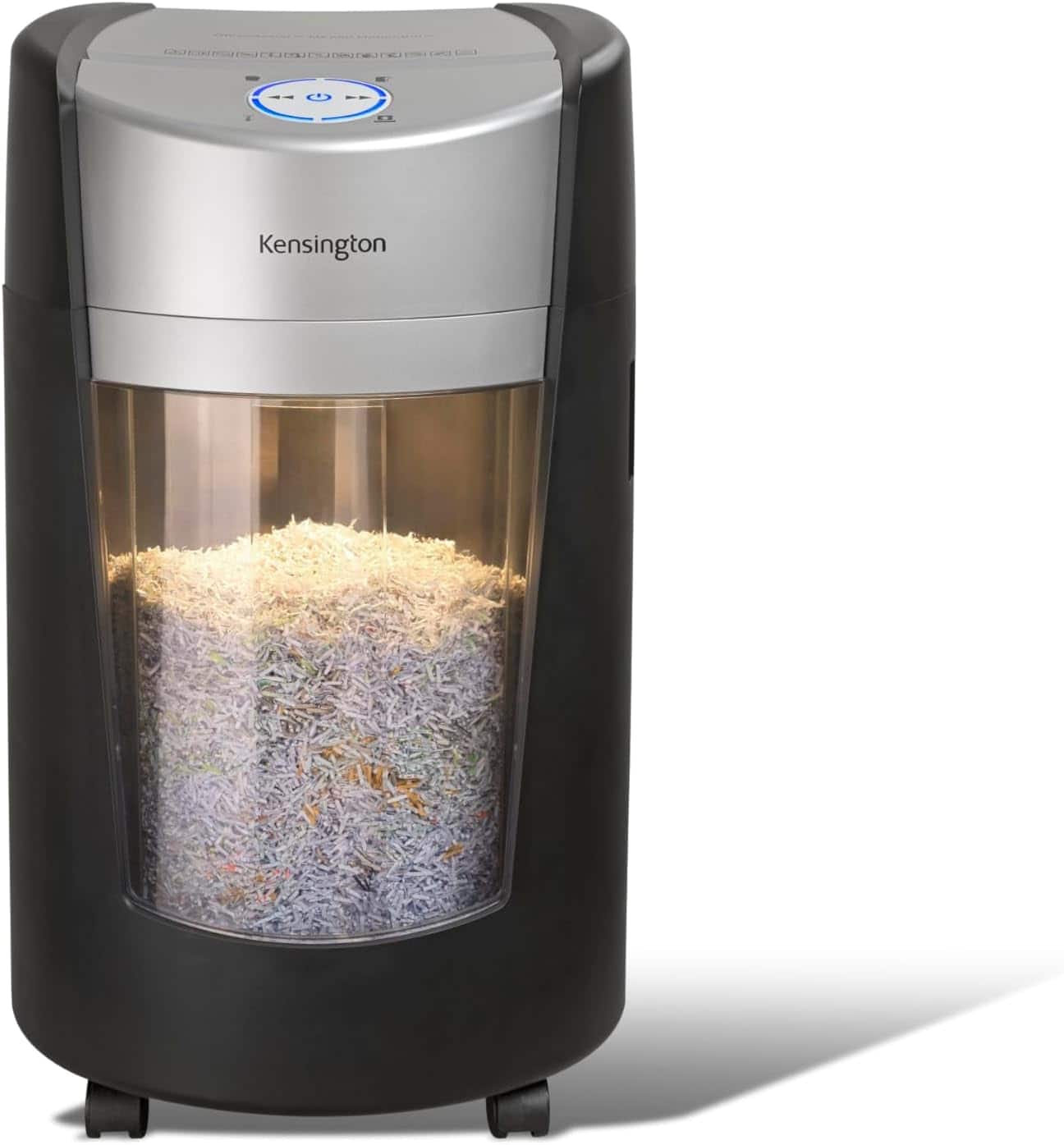 Kensington - OfficeAssist MF550 MotionBin Micro Cut Shredder K52053AM with 10-Sheet Capacity, 9.2-Gallon Bin, Dynamic LED Display
