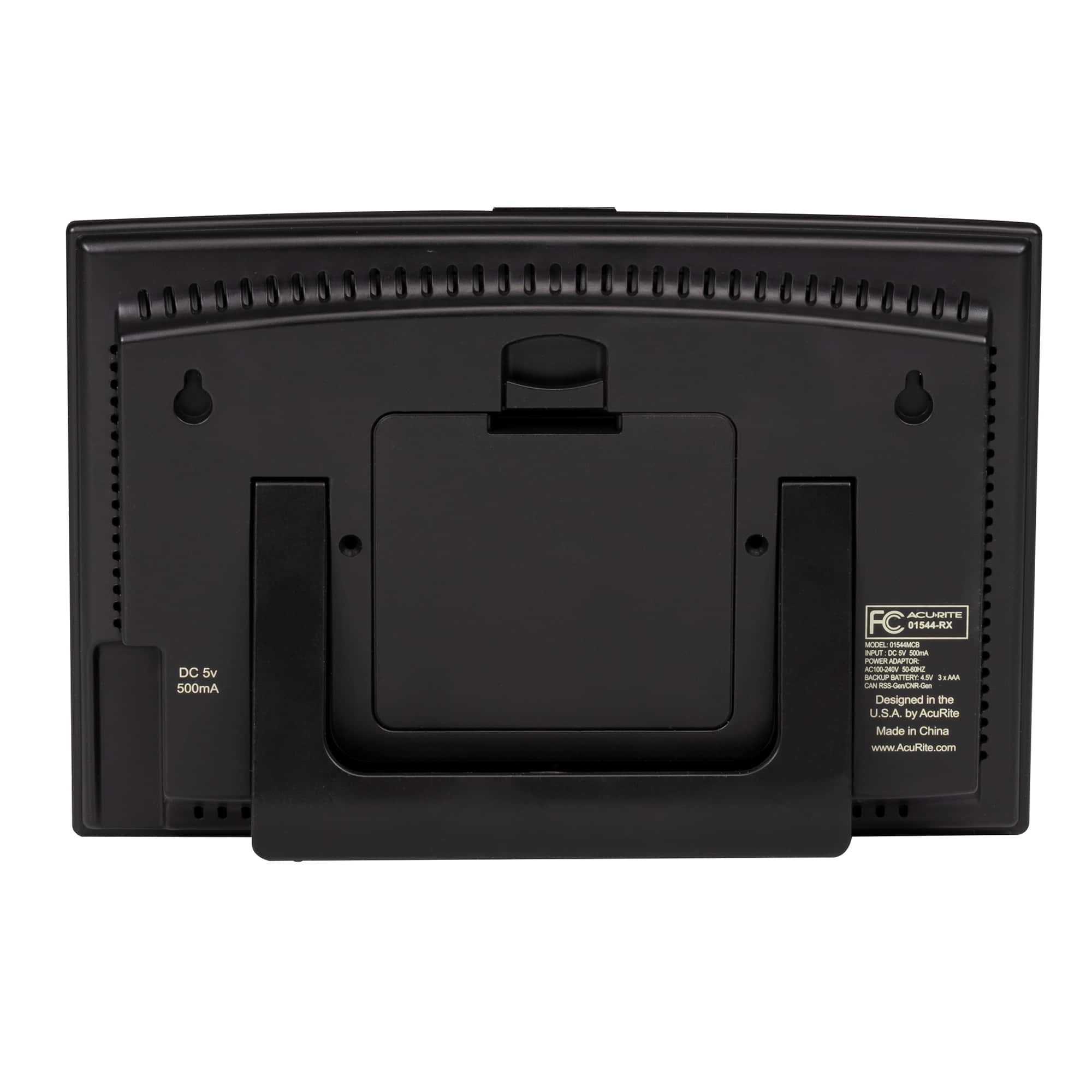 Left. AcuRite - Iris (5-in-1) Weather Station with Direct-to-Wi-Fi Display for Remote Monitoring - White/Black.