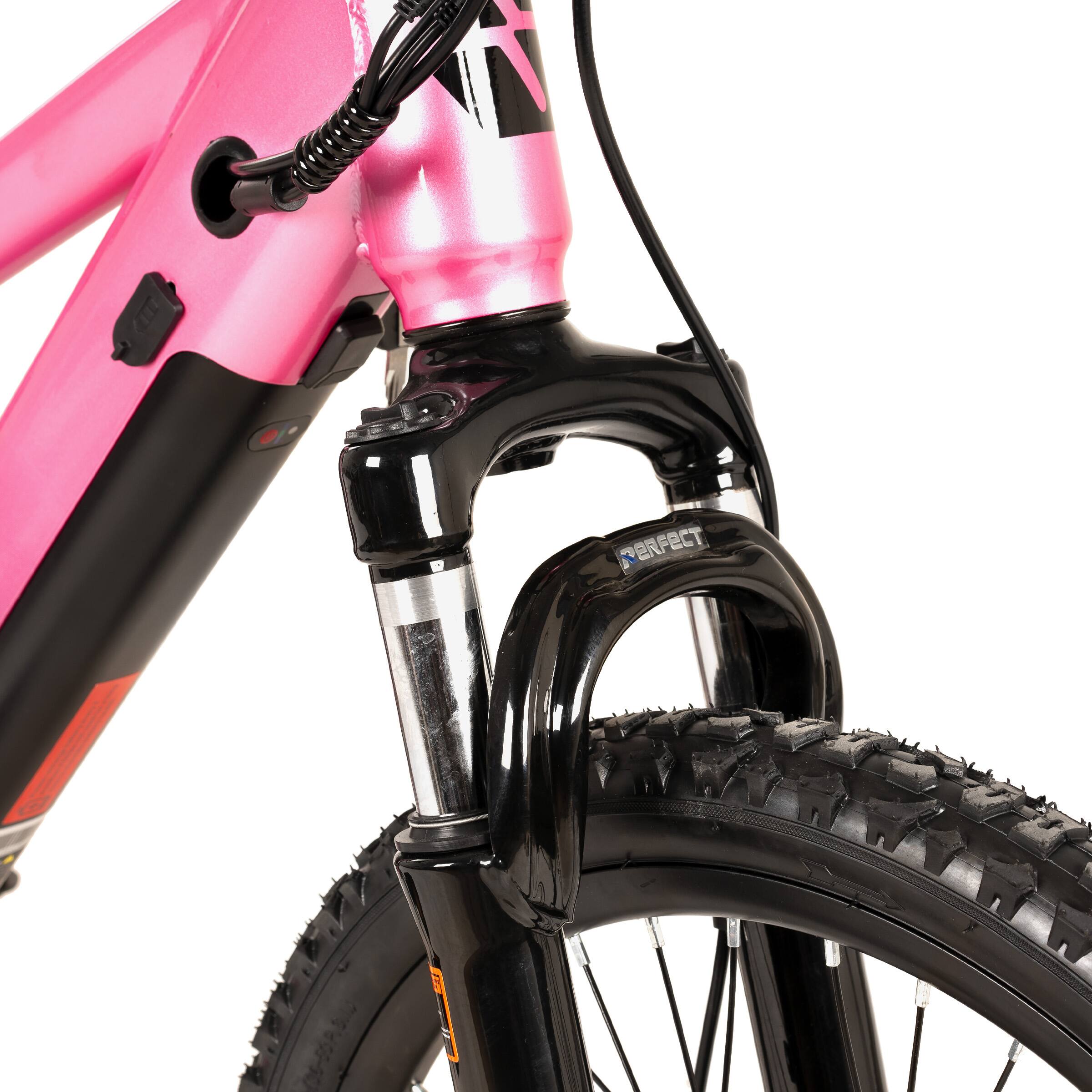 Alt View 9. JOYSTAR - JOYSTAR Glidex 20 Inch Kids Electric Bike for Boys Girls Ages 6+, 15.5MPH Max Speed Electric Bicycle, Pink - Pink.