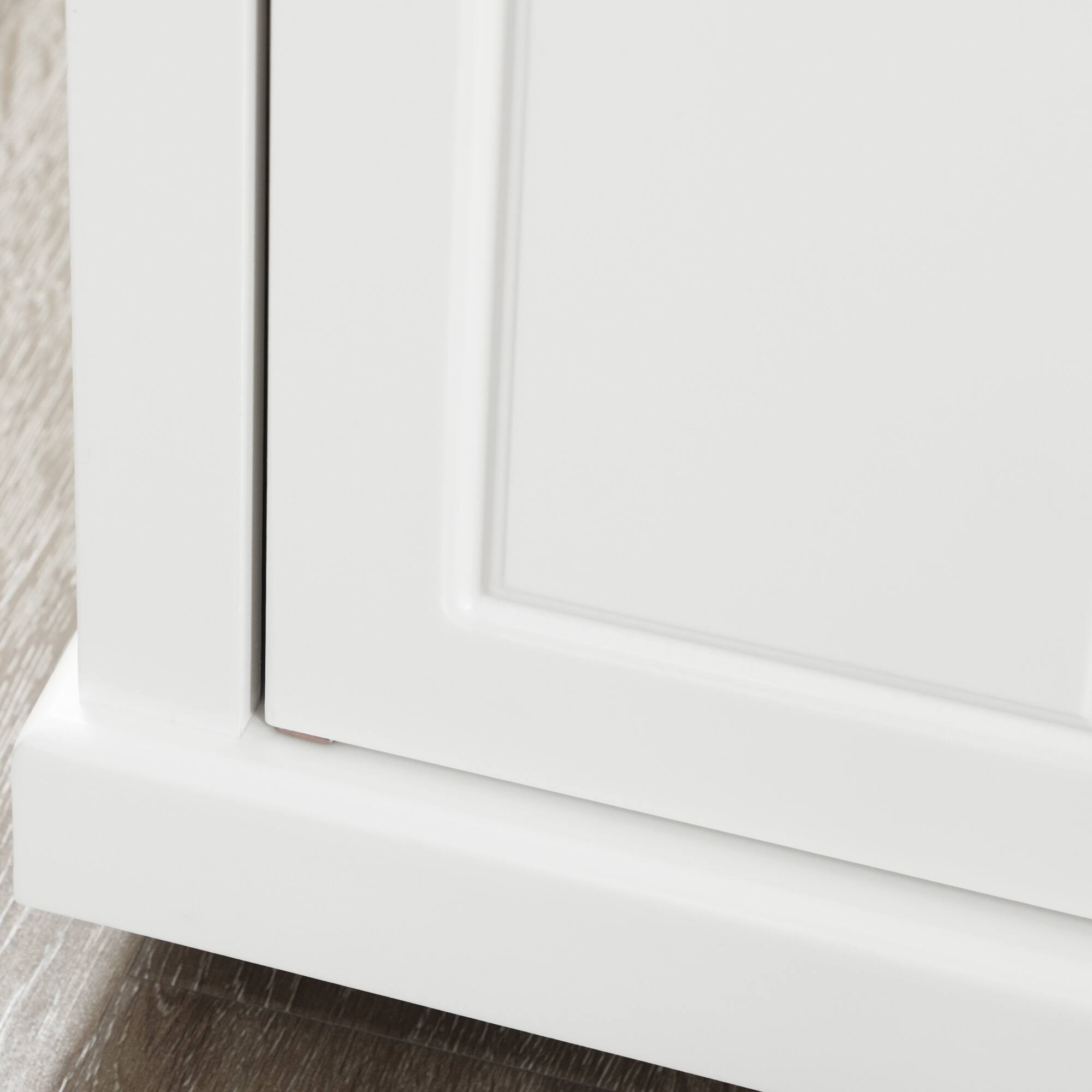 Alt View 8. Homcom - Rolling Kitchen Island Cart, Portable Serving Trolley Table with Drawer, Adjustable Shelf and 2 Towel Racks - Cream White.