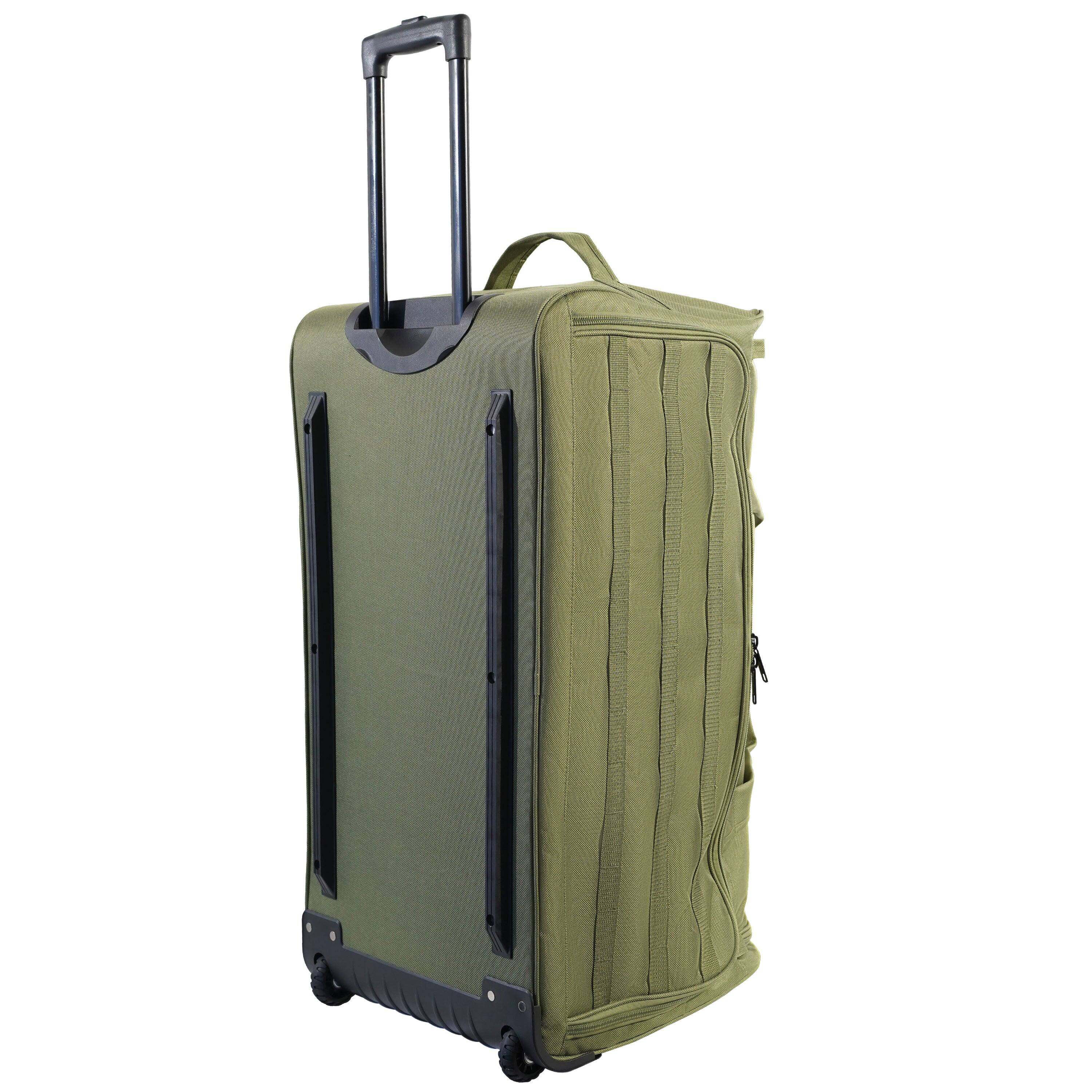 Angle. US Army - ROMEO 31-inch Tactical Rolling Duffel - TACTICAL GREEN.