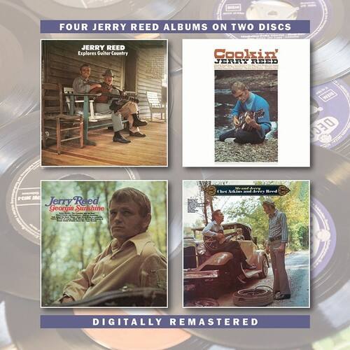 FOUR JERRY REED ALBUMS ON TWO DISCS

JERRY REED  
Explores Guitar Country

JERRY REED  
Cookin'

JERRY REED  
Georgia Sunshine

JERRY REED  
3

DIGITALLY REMASTERED