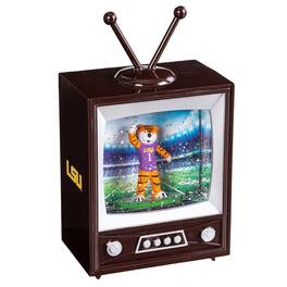 Evergreen Enterprises - LSU Tigers 8" Vintage TV Water Globe Lantern with Mascot - Brown