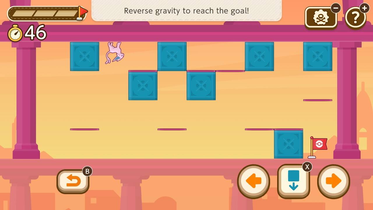 46 Reverse gravity to reach the goal! - + ? B S X