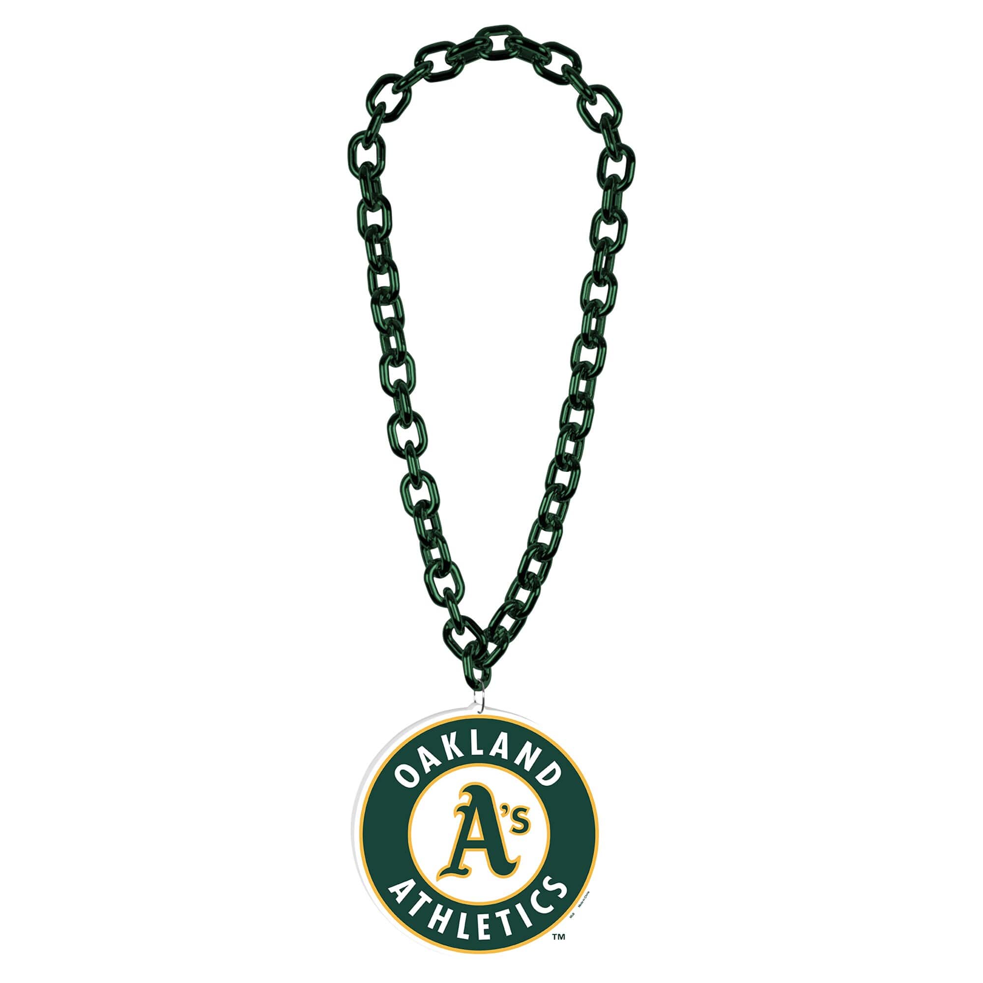 WinCraft - Oakland Athletics Big Chain Logo Necklace - Multicolor price history on PriceWatchPro