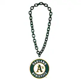 WinCraft - Oakland Athletics Big Chain Logo Necklace - Multicolor