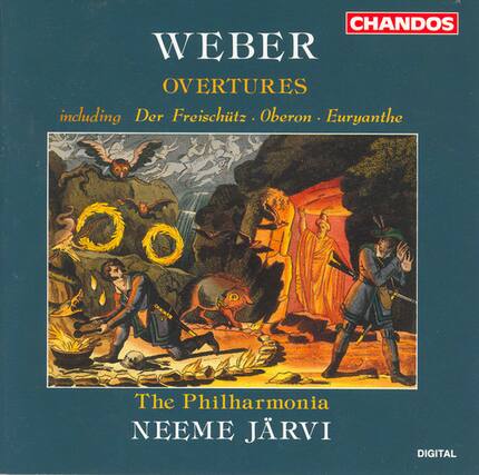 CHANDOS
WEBER
OVERTURES
including Der Freischütz · Oberon · Euryanthe
The Philharmonia
NEEME JÄRVI
DIGITAL