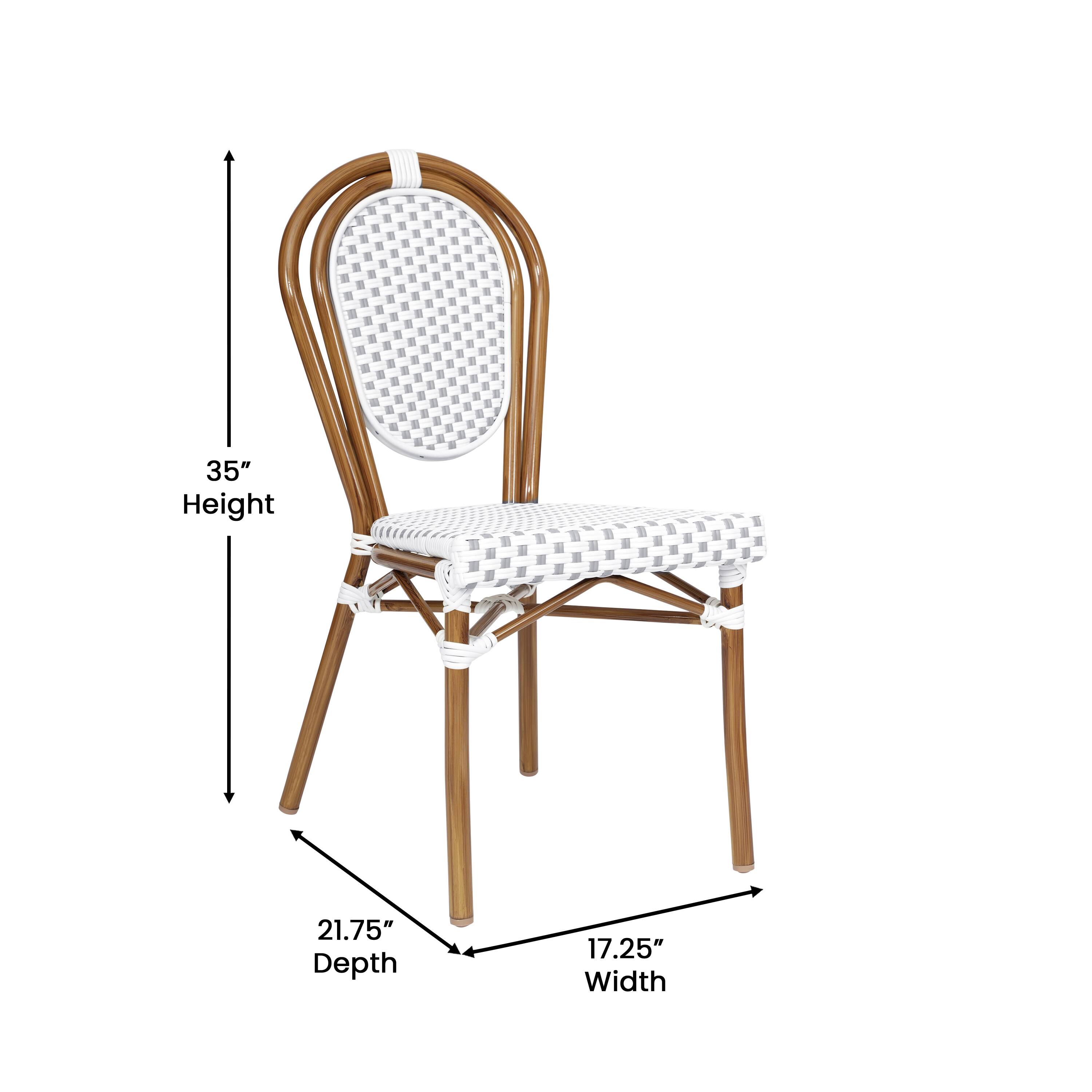 35" Height, 21.75" Depth, 17.25" Width
