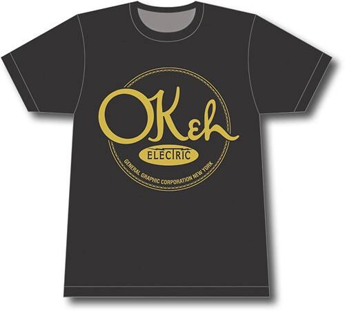 Front Standard. Red - Okeh Men's T-Shirt (Small) - Black.