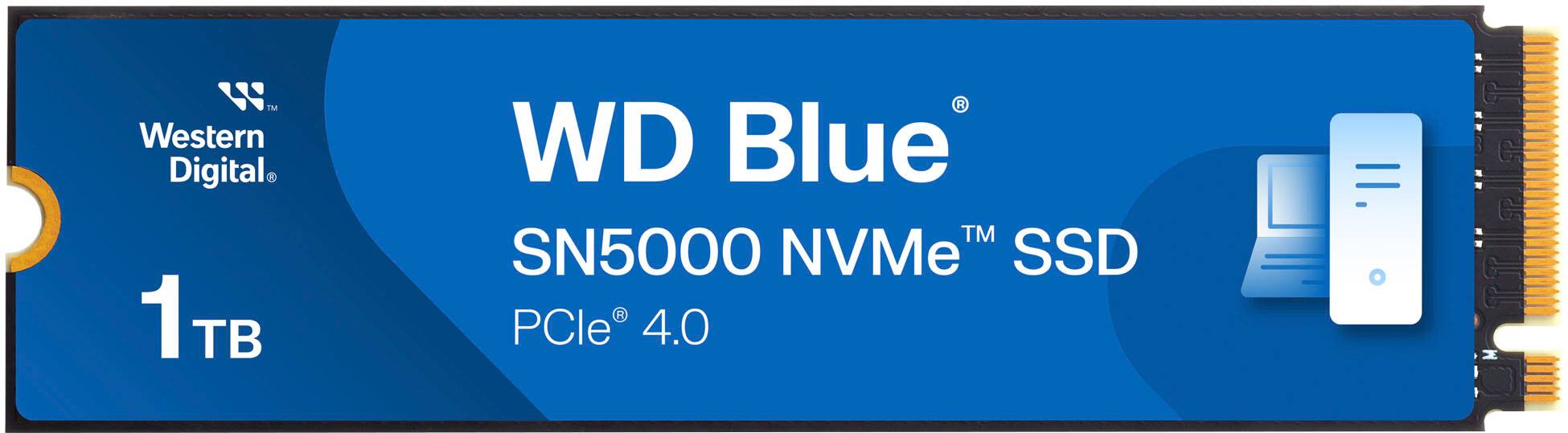WD - Blue SN5000 1TB Internal SSD PCIe Gen 4 x4 NVMe