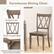 Farmhouse Dining Chair
Rounded Corners
Double X-shaped Design
4 Reinforced Devices under the Seat to Enhance Stability