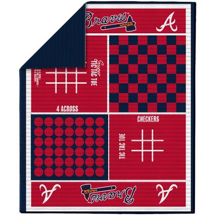 Braves VMEX VMV A THE SQUARE ROW CORNERS- TICTAC Super TOE 4 ACROSS CHECKERS TOE TAC TIC A NAIPX Braves A