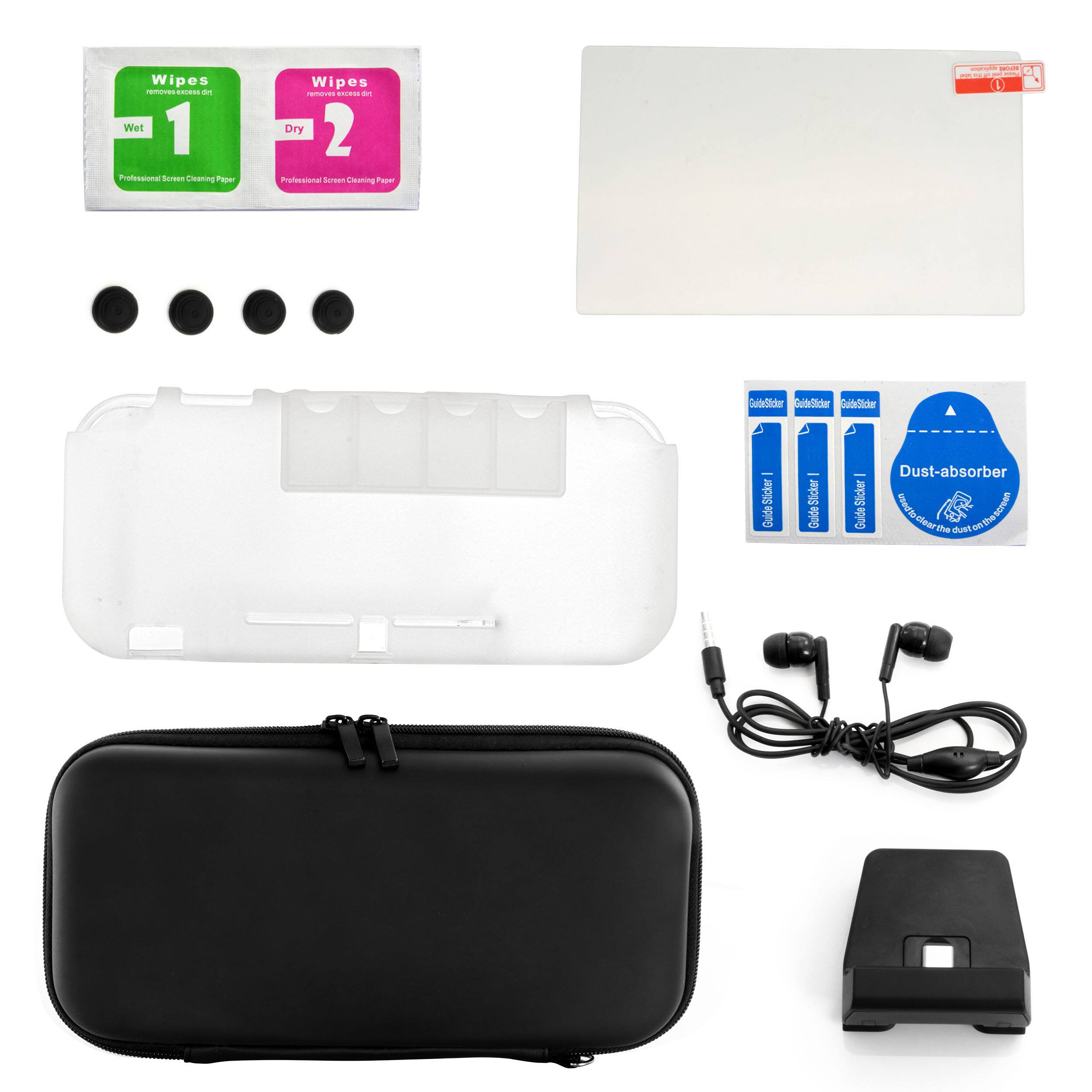 - Wipes 1: Wet
- Wipes 2: Dry
- Professional Screen Cleaning Paper
- GuideSticker
- Dust-absorber
- Earbuds
- Charging Case
- Travel Case