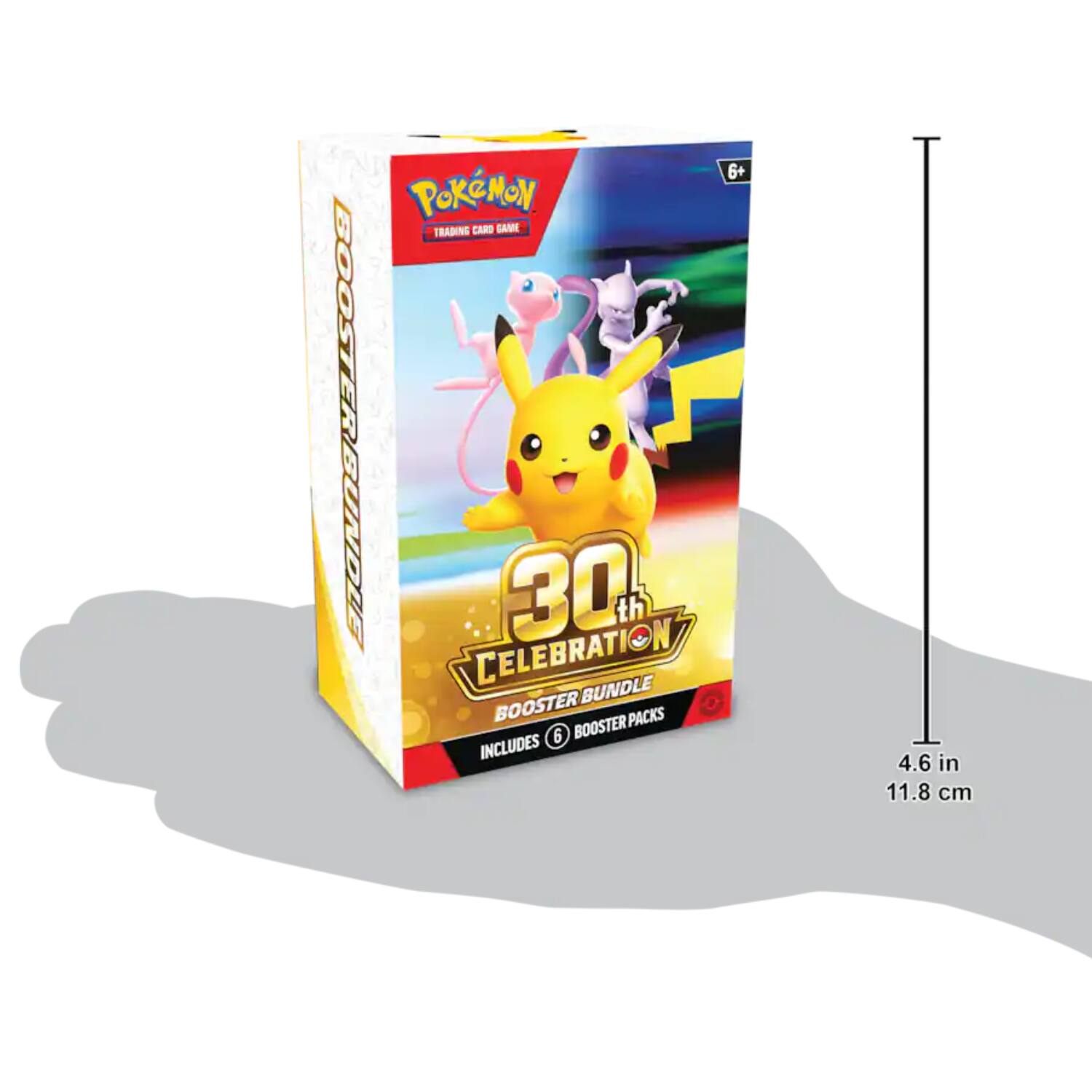 BOOSTER BUNDLE BOOSTER  
6+ Pokémon TRADING CARD GAME CELEBRATION 30th BOOSTER BUNDLE BOOSTER PACKS 6 INCLUDES  
4.6 in 11.8 cm