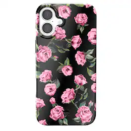 VELVET CAVIAR - Magsafe Case for Apple iPhone 16 - Pink Rose Floral