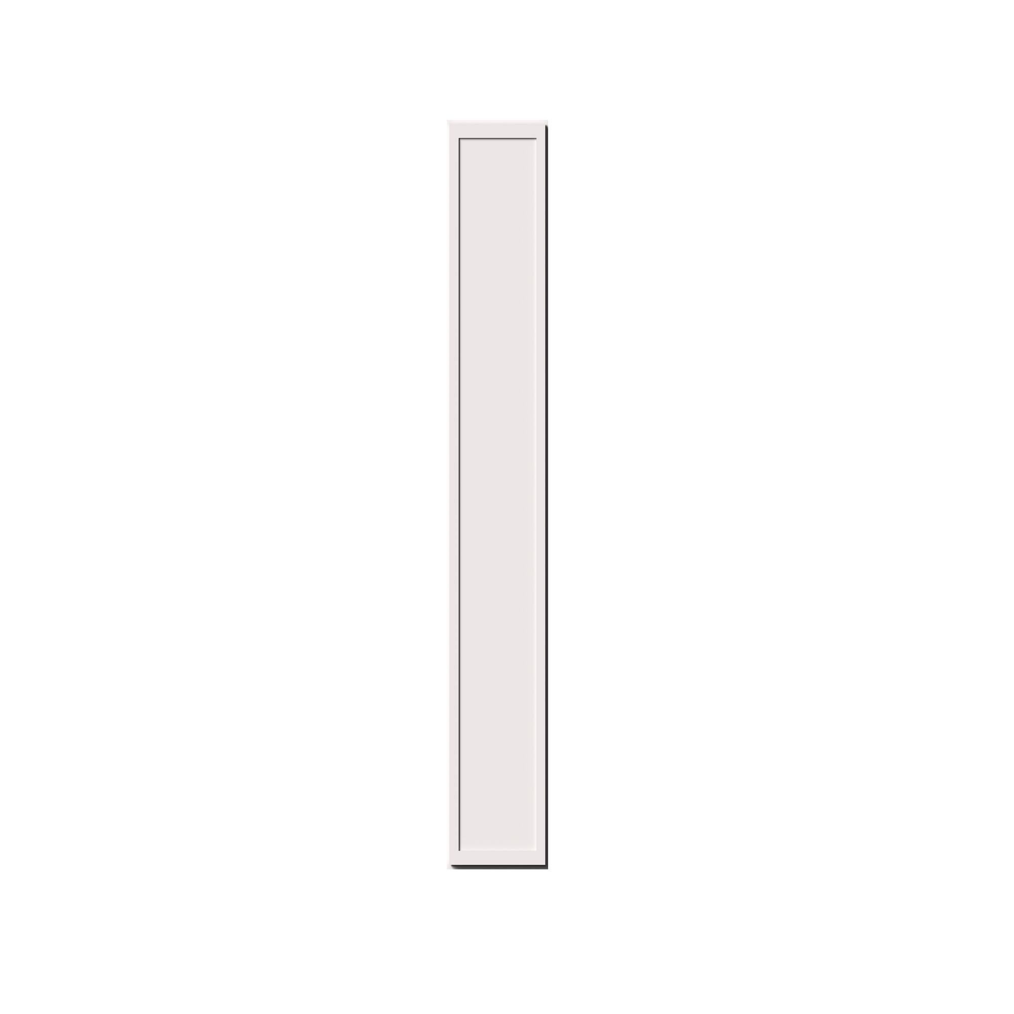 Alt View 1. Boyel Living - 9-in W x 42-in H x 12-in D Slim Shaker RTA Kitchen Wall Cabinet with Soft-Close - Snow White.