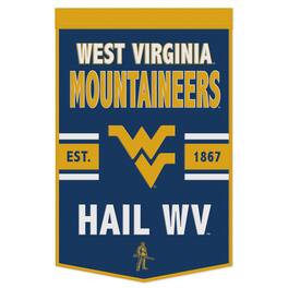WinCraft - West Virginia Mountaineers 24" x 38" Primary Logo Banner - Multicolor