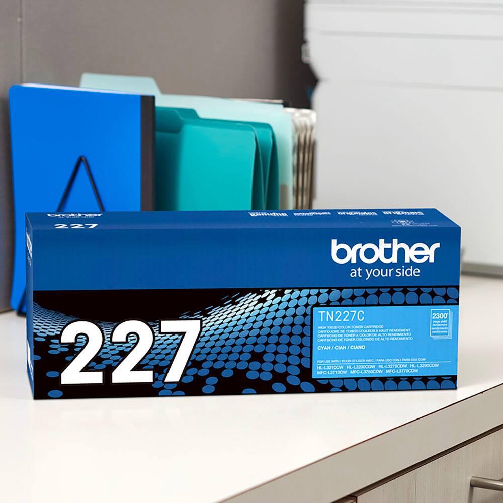 Brother at your side TN227C 2300 ~ mam FELE CCR  TONER CARTREA CARTOUCHE iN CPER COLAEUR RAL CNCM LAMILTO de tomen A CEcM de AL1 ENDMENTO CARTUCHO - TONER DOLORIDO DE ALPD RENDIMENTO CYAN/CIAN/CLANO CYAN CIAN 1 CLANO 227 - MPC3POW HL-43210CW - F. HL-L323000W MFC-L3750COW nen - Pata WODCTECJ MPG43770COW ALO nama HL-3290COW