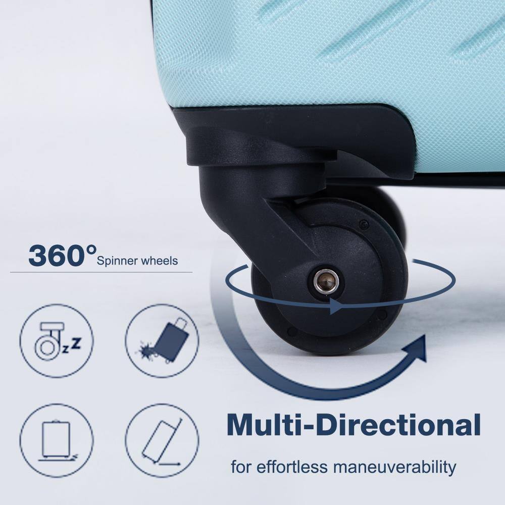 360° Spinner wheels

Multi-Directional for effortless maneuverability