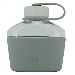 Thermos - 32 oz. Alta Hard Plastic Canteen w/ Silicone Sleeve - Sleet White