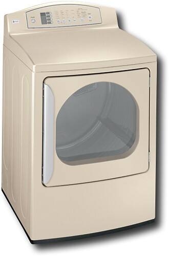 Angle Standard. GE - Profile 7.1 Cu. Ft. 9-Cycle King-Size Capacity Electric Dryer - Champagne.