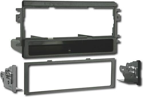 Angle. Metra - Dash Kit for Select 2002-2005 Kia Rio DIN - Black.