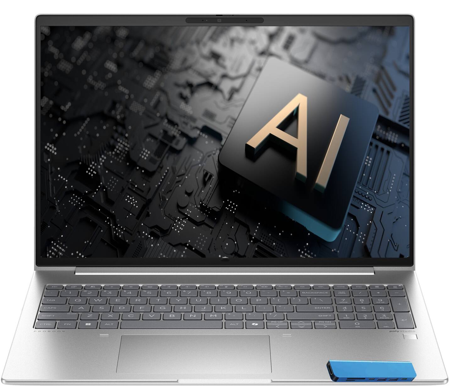 HP - ProBook 460 G11 16" FHD+ Business AI PC Laptop - Intel Core Ultra 7 - 16GB MRA - 512GB Memory - Windows 11 Pro - Silver