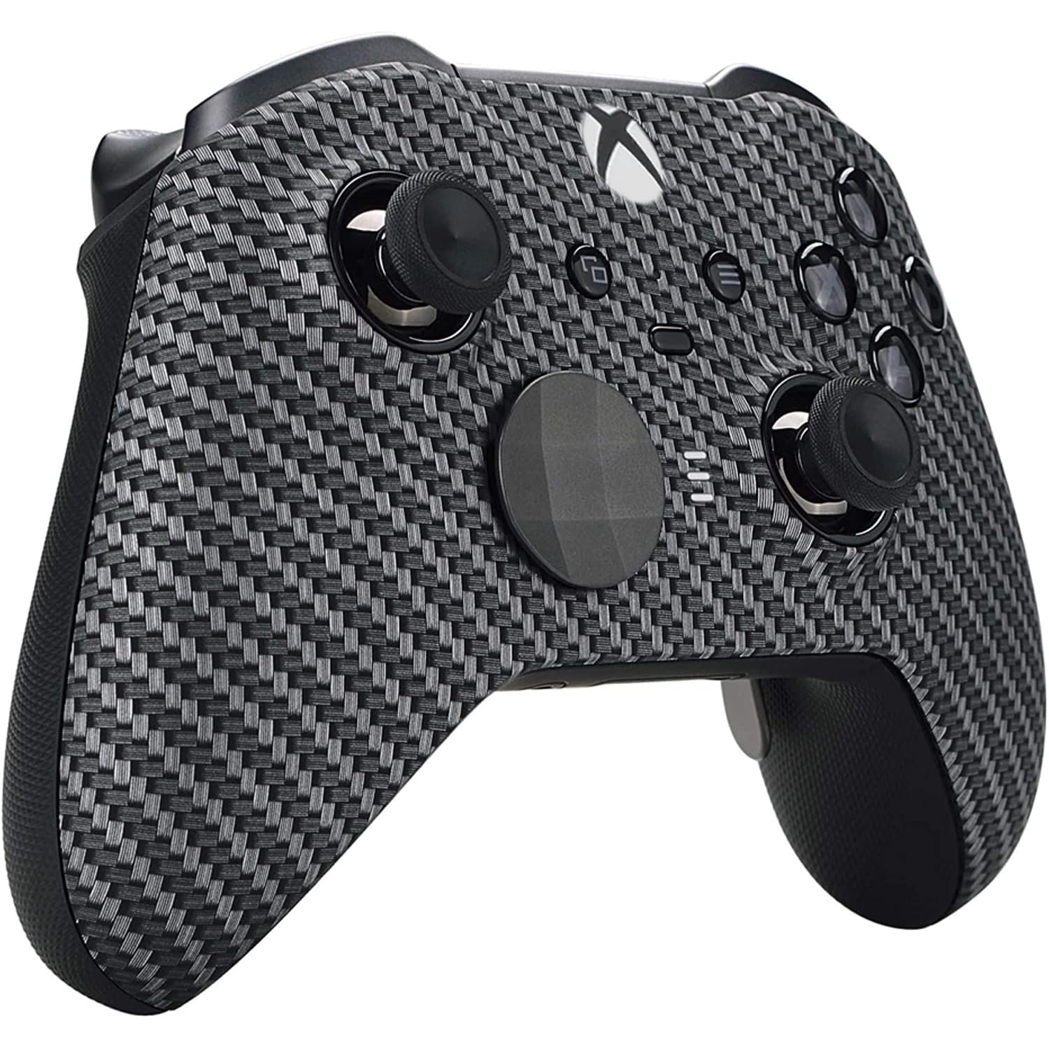 Left. Custom Controllerzz - Custom Elite Series 2 Wireless Controller for Xbox Series X, Xbox Series S, Xbox One - Carbon Fiber.