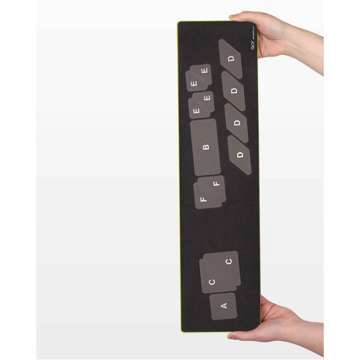 Left. AccuQuilt - GO! Goose Tracks-9 Finished Die - Multicolor.