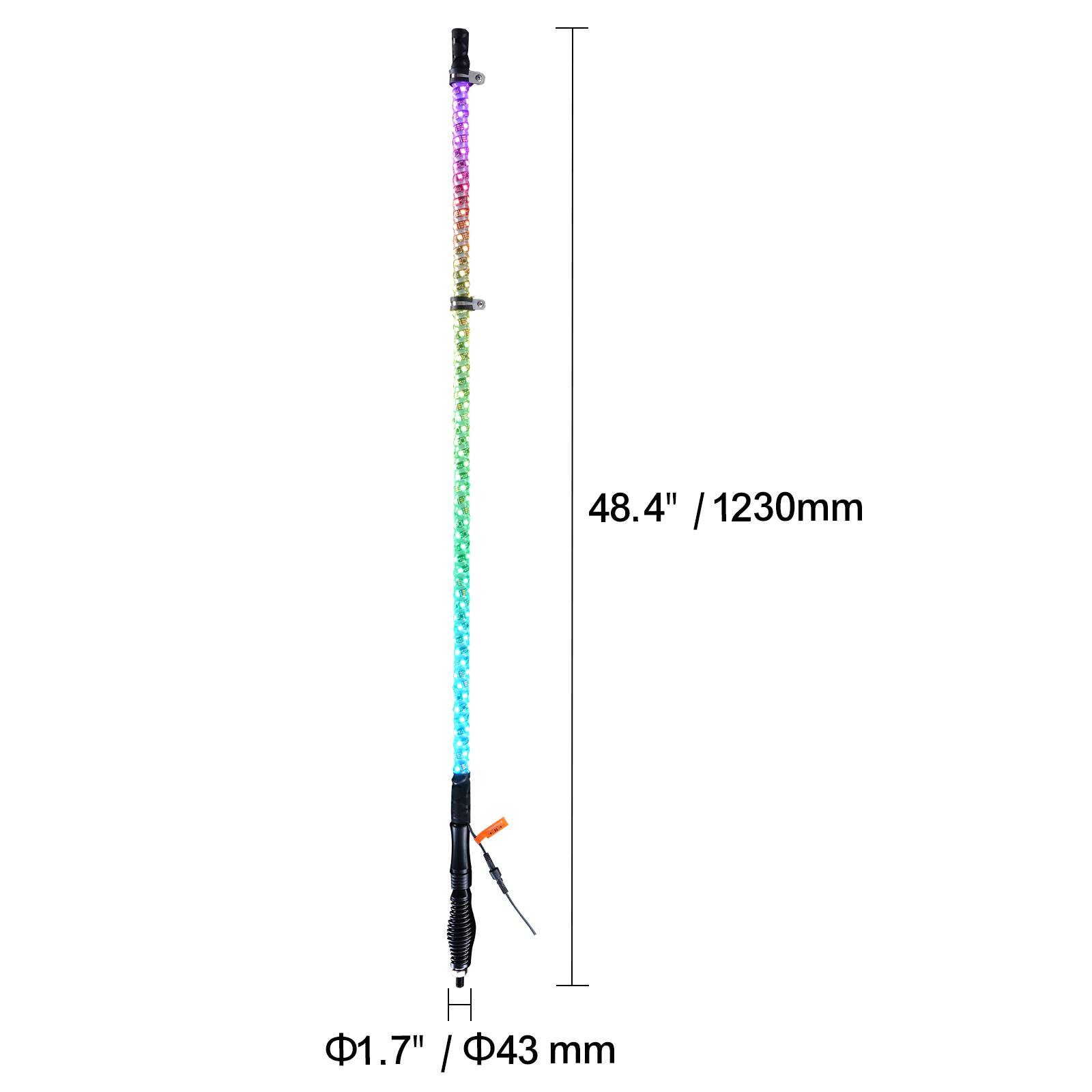 48.4" / 1230mm

Φ1.7" / Φ43 mm