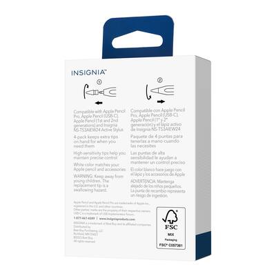Insignia™ Replacement Tips for Apple Pencil 1st Generation