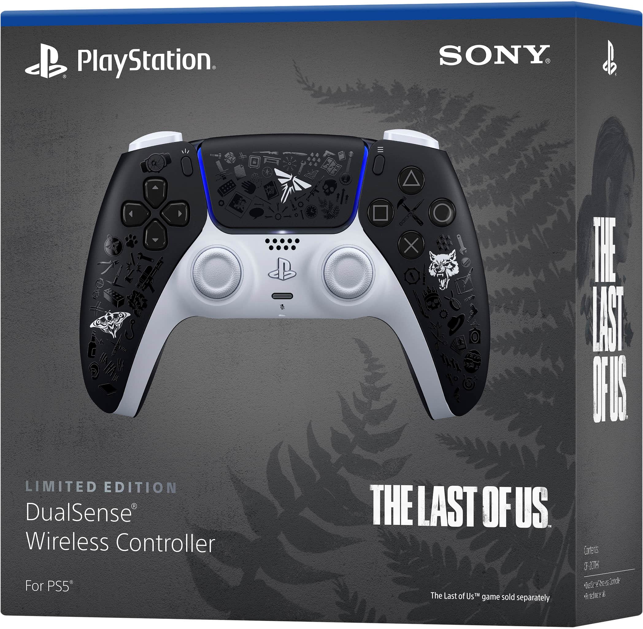 PlayStation Limited Edition DualSense Wireless Controller for PS5 The Last of Us game sold separately.