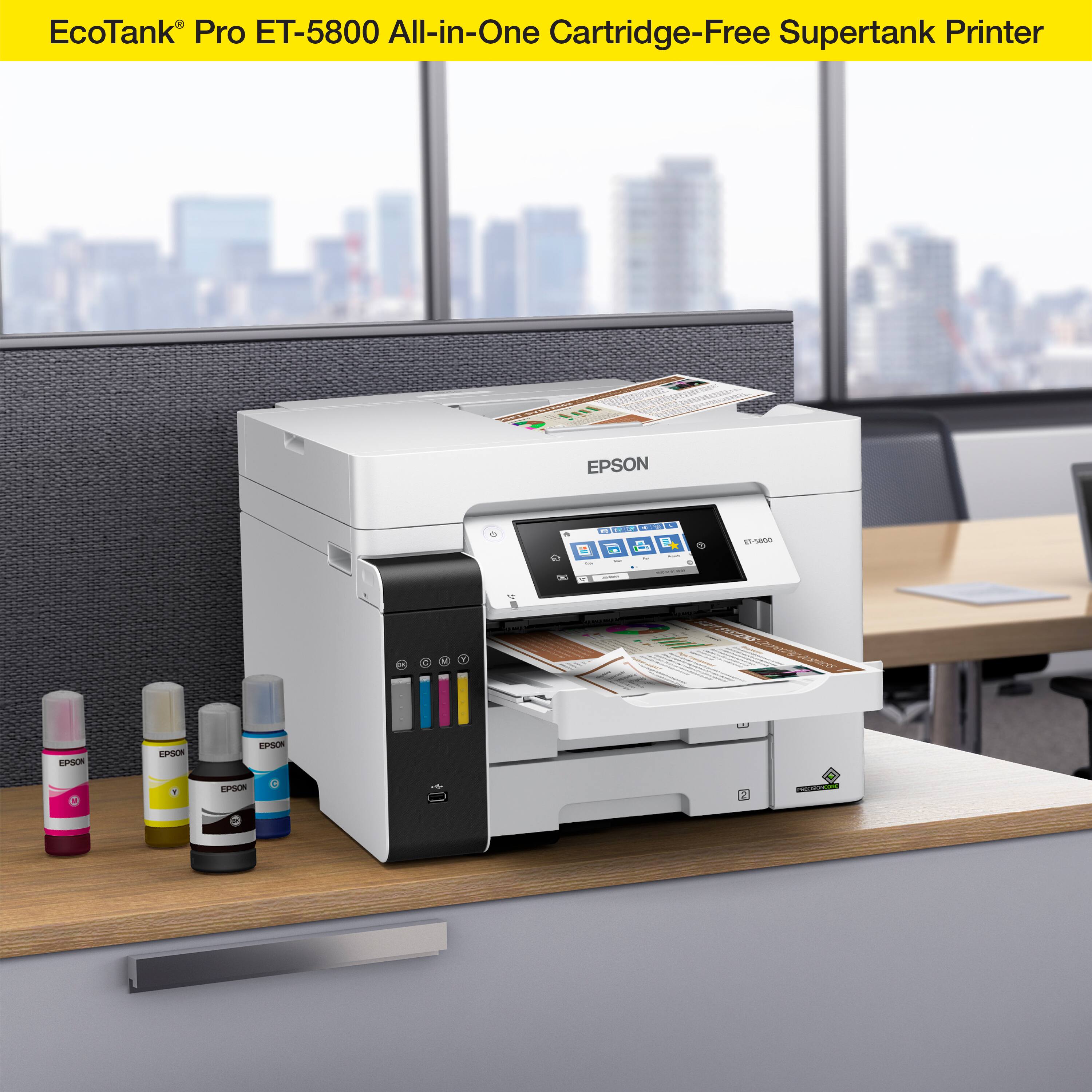 EcoTank Pro ET-5800 All-in-One Cartridge-Free Supertank Printer EPSON