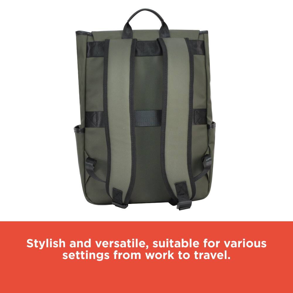 Stylish and versatile, suitable for various settings from work to travel.
