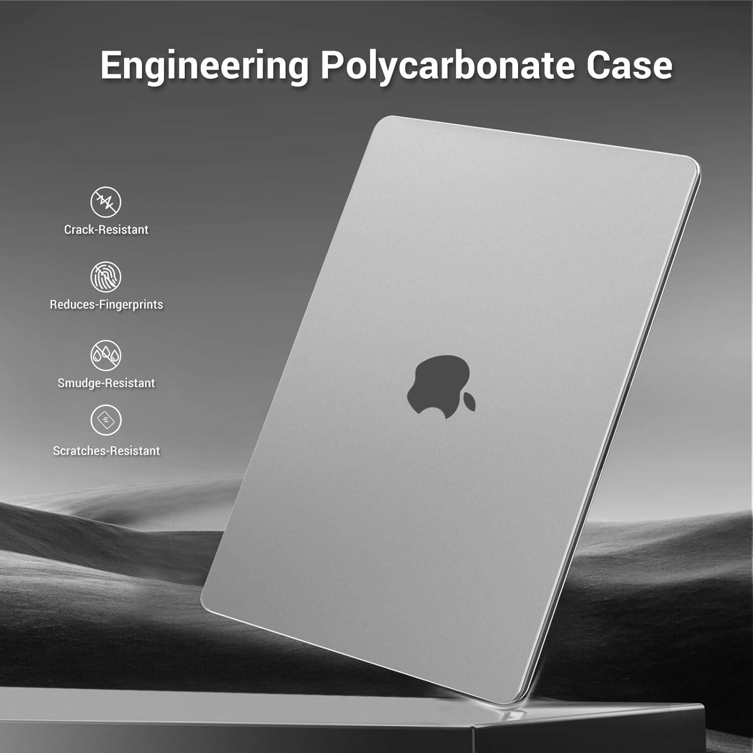 Engineering Polycarbonate Case

- Crack-Resistant
- Reduces Fingerprints
- Smudge-Resistant
- Scratches-Resistant