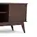 Alt View 6. Simpli Home - Draper SOLID HARDWOOD 60 inch Wide Mid Century Modern TV Media Stand in Medium Auburn Brown For TVs up to 65 inches - Medium Auburn Brown.