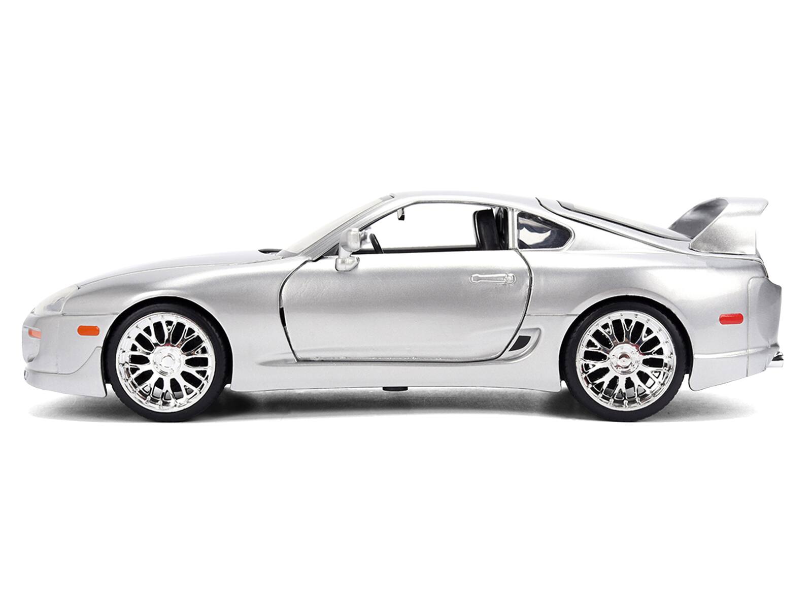 Alt View 2. Jada - 1995 Toyota Supra Silver Metallic "JDM Tuners" Series 1/24 Diecast Model Car by Jada - Multicolor.